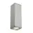 SLV Theo Up/Down Luce Da Parete Aluminium Grigio | IP44 - Esterni - Adatto per 2x GU10 Max. 35W - Dimmerabile